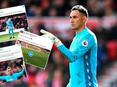 Reacción de la prensa inglesa tras el debut de Keylor Navas