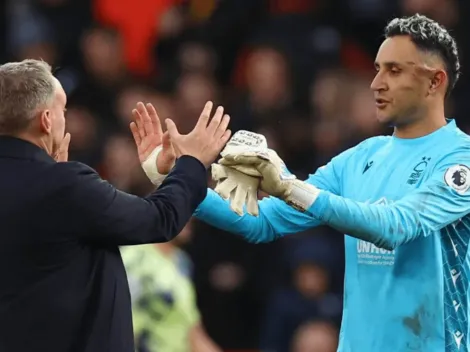 Steve Cooper se deshizo en elogios para Keylor Navas