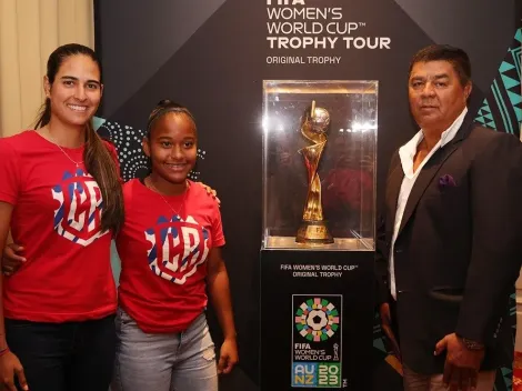 El trofeo del Mundial Femenino se exhibió en Costa Rica