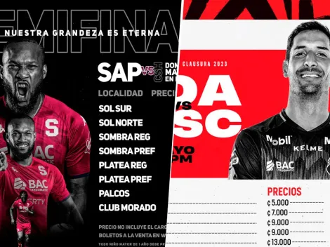 Saprissa y Alajuelense ya sacaron a la venta las entradas para las semifinales de vuelta