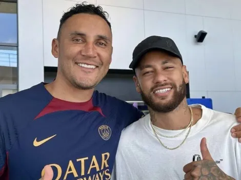 Keylor Navas presente en la despedida de Neymar en el PSG