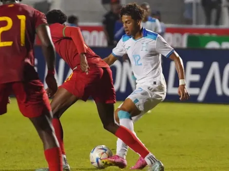 La emotiva reacción de David Ruiz tras debutar con Honduras