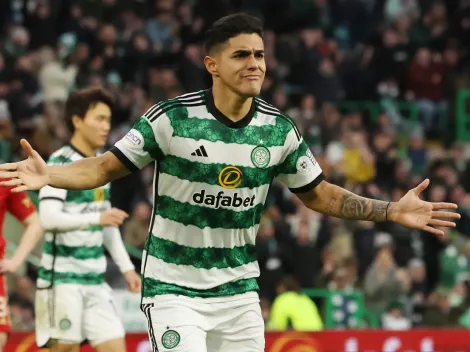 Luis Palma reaccionó y no escondió su motivación tras su gol y triplete de asistencias con el Celtic