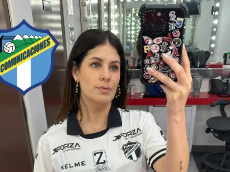 Impacto Crema: Carolina Padrón deslumbró con la camiseta de Comunicaciones