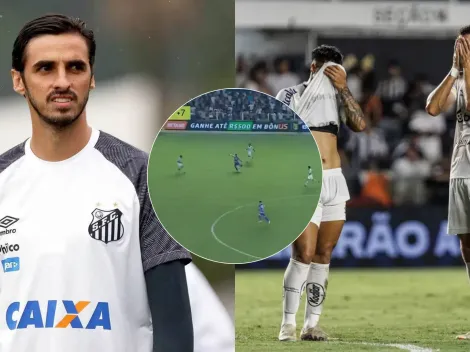 Santos, ex equipo de Bryan Ruiz, descendió en Brasil por un insólito gol (VIDEO)