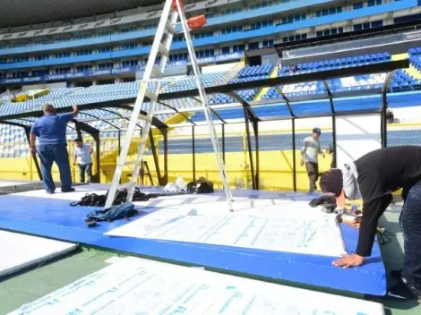 El Estadio Cuscatlán se prepara para recibir al Inter Miami de Messi