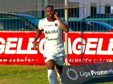 Así fue la polémica celebración de Joel Campbell ante Municipal Grecia [VIDEO]