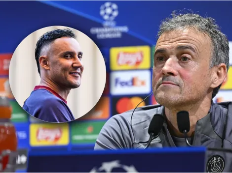 ¿Reflexionó? Luis Enrique da esperanzador mensaje a Keylor Navas