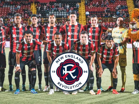 La alineación de Alajuelense contra New England Revolution