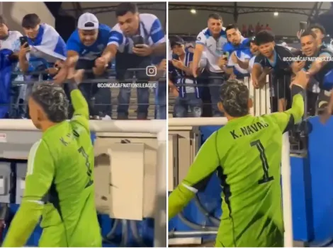 El gran gesto de Keylor Navas con los aficionados de Honduras [VIDEO]