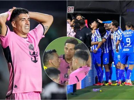 ¡Noche gris para Inter Miami! David Ruiz fue expulsado y Monterrey le remontó (VIDEO)