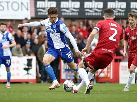 Así fue el segundo gol de Brandon Aguilera con Bristol Rovers (VIDEO)