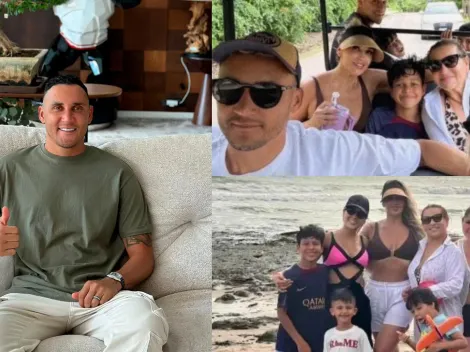 Relax, familia y amigos: así pasa Keylor Navas sus vacaciones en Costa Rica