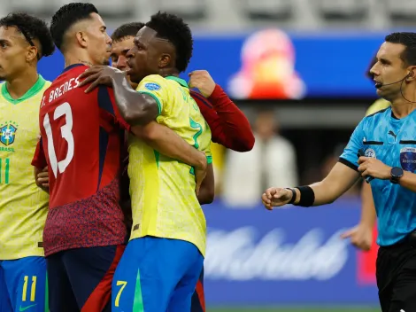 Las jugadas que desataron la bronca de Vinicius y Brasil contra Costa Rica