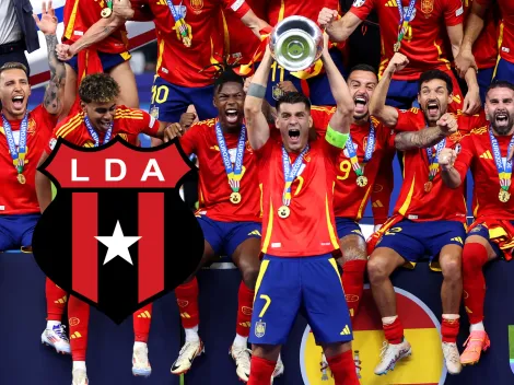 La especial celebración en Alajuelense por el título de España en la Eurocopa 2024