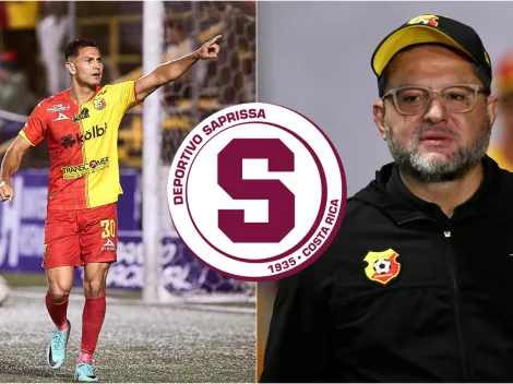 Jafet Soto dice lo que piensa del interés de Saprissa por Deyver Vega