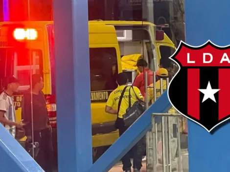 Futbolista de Alajuelense debió ser trasladado a un hospital