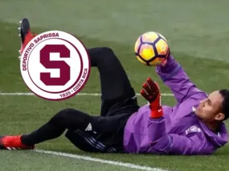 Lo que la afición del Saprissa tanto esperaba: Keylor Navas se viste de Morado