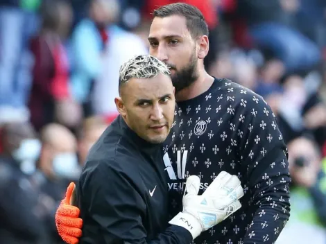 Keylor Navas sufre una vez más la sombra de Donnarumma en Europa