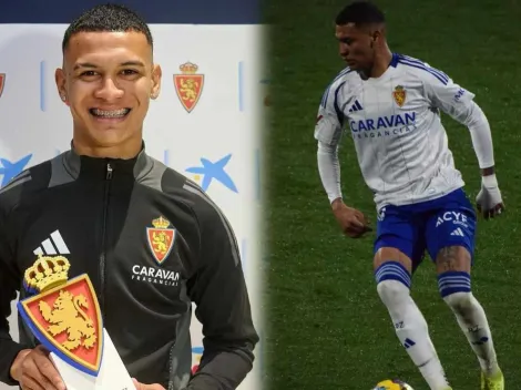 Kervin Arriaga se destaca: el premio que recibió el hondureño por parte de Real Zaragoza