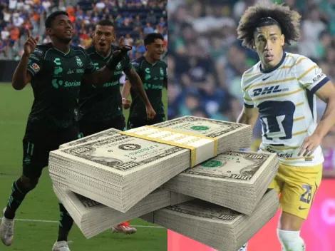 Mientras Adalberto Carrasquilla gana 1.4 millones como figura de Pumas, esto cobra Choco Lozano para sacar del hoyo a Santos en la Liga MX