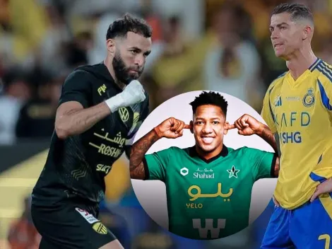Romell Quioto es sorprendido por Karim Benzema en Liga de Arabia Saudita sin ser presentado