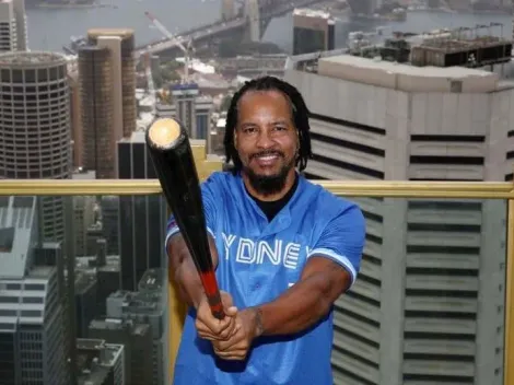 Manny Ramírez fue presentado oficialmente con los Blue Sox de la Liga Australiana