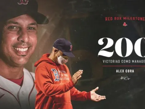 Alex Cora llegó a 200 victorias como manager de los Red Sox 