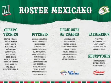 Este es el roster de los Charros para representar a México en la Serie del Caribe 