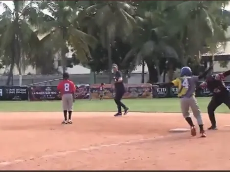 Video: Hijo menor de Vladimir Guerrero ya conecta jonrones con solo 10 años de edad