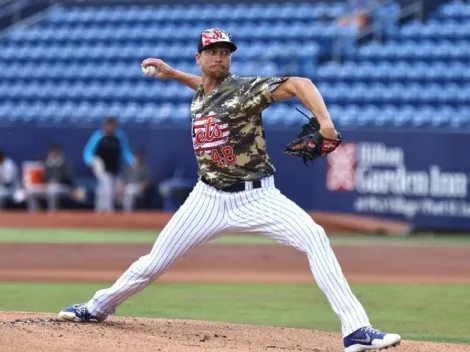 Video: Jacob deGrom ponchó a 5 de los 6 peloteros que enfrentó en su rehabilitación