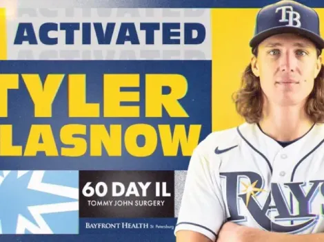 Tyler Glasnow ha sido activado por los Rays y está listo para la postemporada 