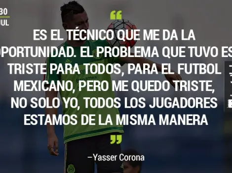 Yasser Corona está triste por la salida del Piojo