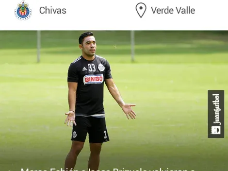 Marco Fabián y Brizuela están de vuelta en los entrenamientos