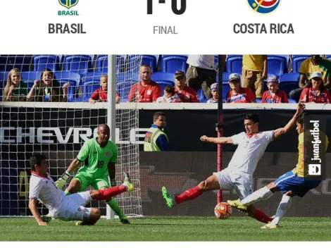 Brasil saca apretado triunfo frente a Costa Rica