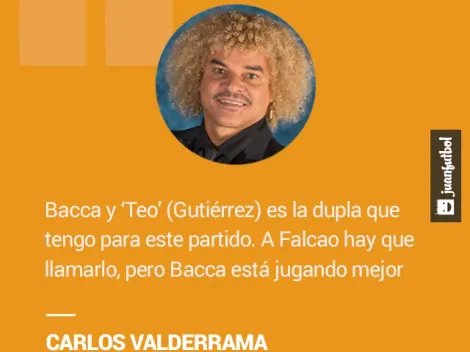 Valderrama pide a Falcao para Eliminatorias, pero no de titular