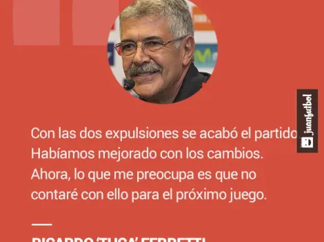 Ferretti preocupado por la expulsiones de Sobis y Guerrón 