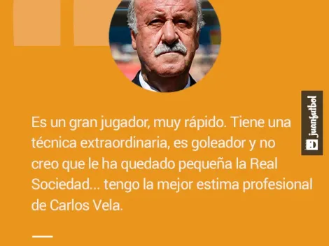 Benítez destaca la calidad de Carlos Vela