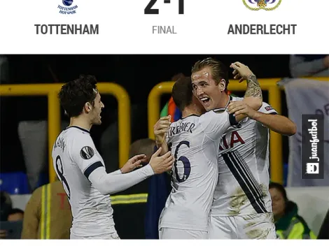 Tottenham, lider del Grupo J en la Europa League