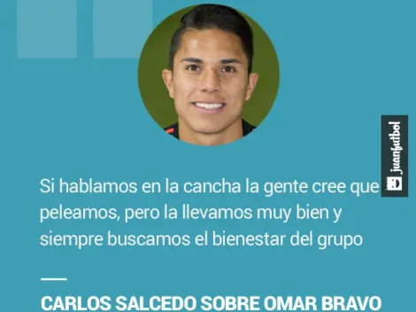 Salcedo niega problemas con Omar Bravo