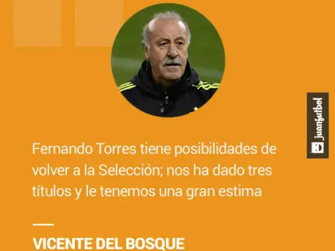 Del Bosque abre las puertas a Torres