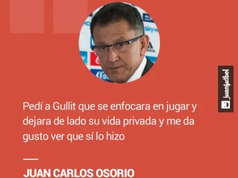 Juan Carlos Osorio revela cómo hizo para que Gullit aumente su nivel