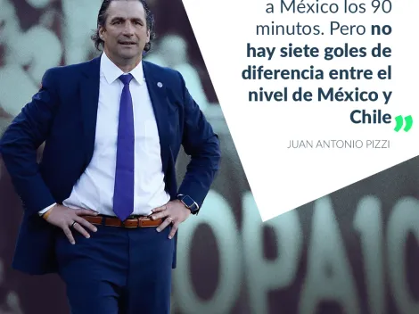 Para Pizzi, el resultado no es reflejo del nivel de México y Chile