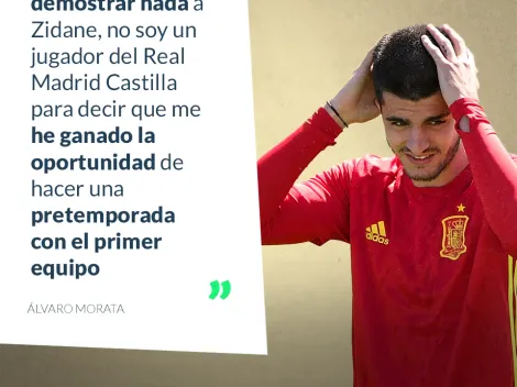 Morata asegura que no tiene nada que demostrarle al Real Madrid
