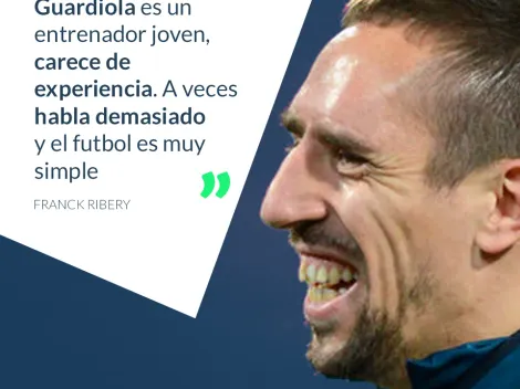 Otra vez Ribery criticó a Guardiola