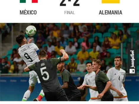 México empata contra Alemania en el debut olímpico