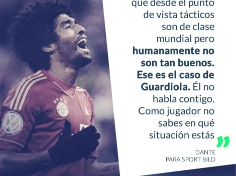 Dante critica la falta de comunicación de Guardiola