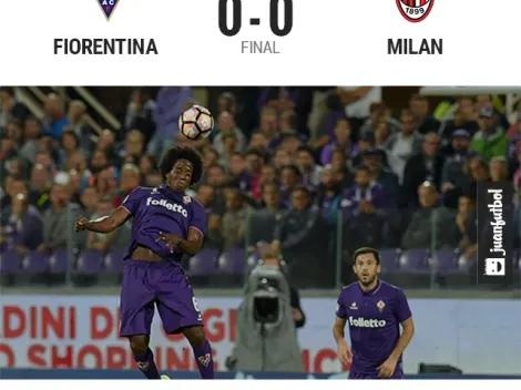 ¡Salcedo fue titular en el empate entre la Fiorentina y el Milan!