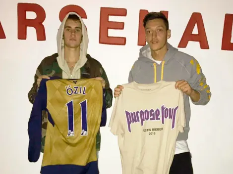 Justin Bieber visita al Arsenal