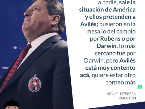 Piojo Herrera admitió que el América sí buscó a Avilés Hurtado